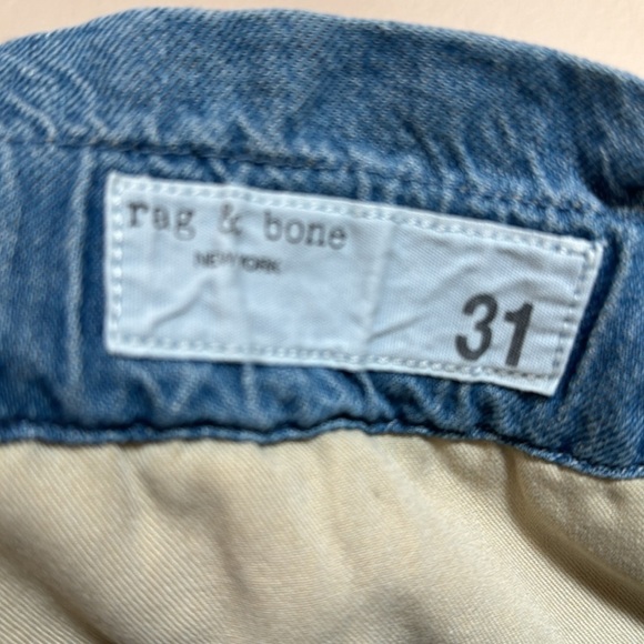 Rag & Bone Paper Bag Lightweight Denim Shorts Size 27 - Picture 4 of 15